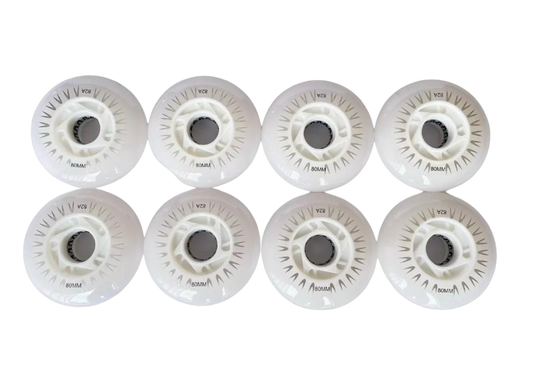 Llantas Para Patin Luz Led Blanca 70mm 76mm 80mm 82a 8pz