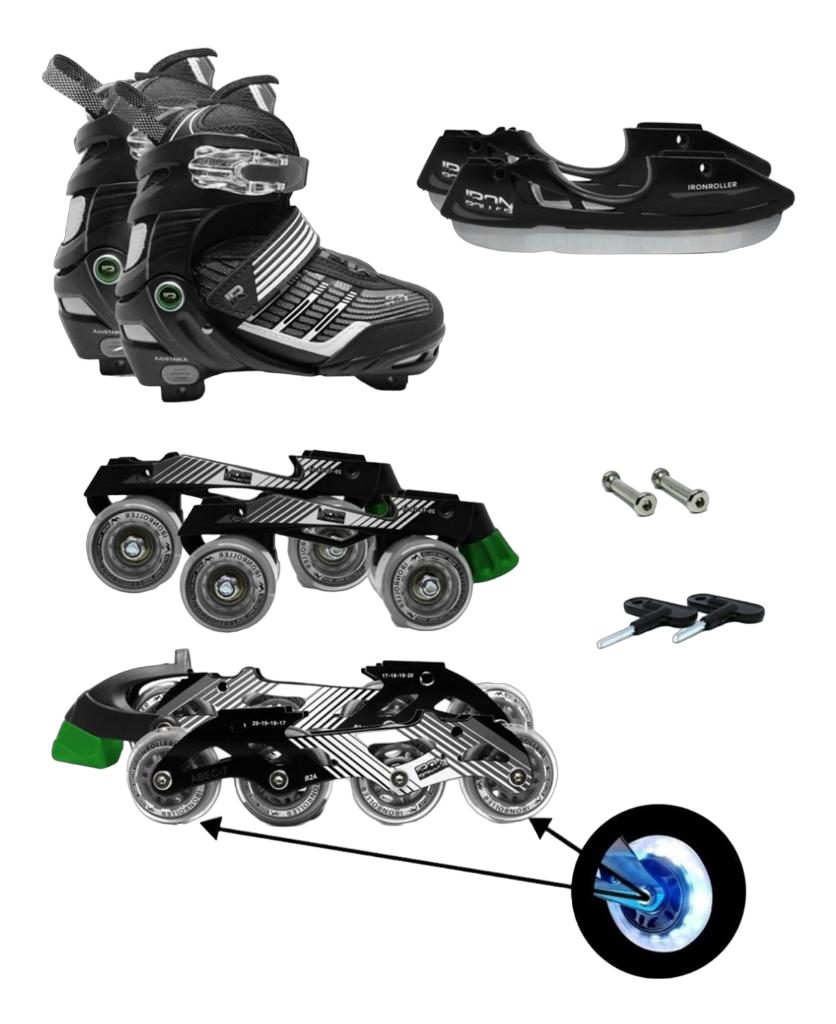 Patines 3 En 1 Iron Roller